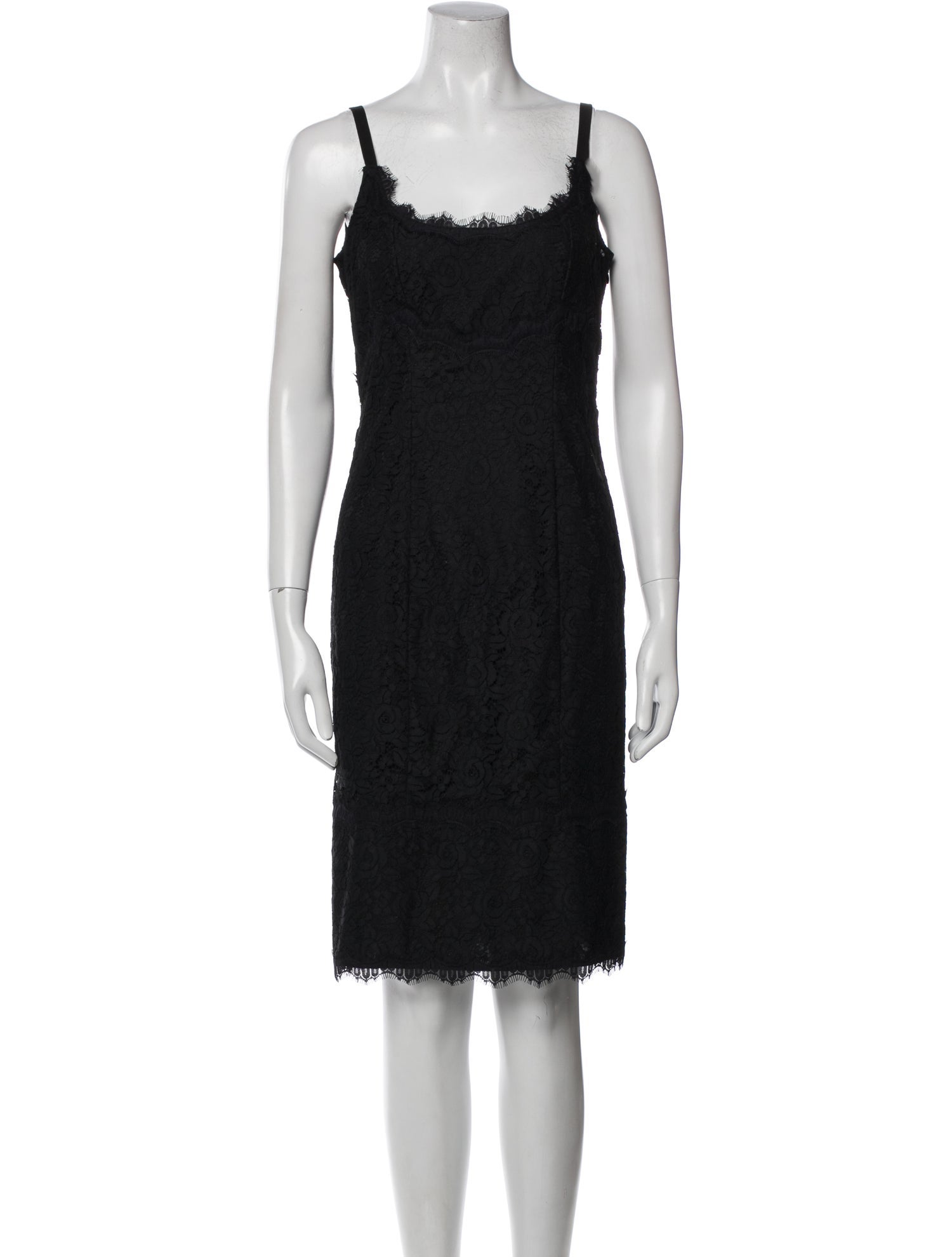 Diane von Furstenberg Scoop Neck Knee-Length Dress