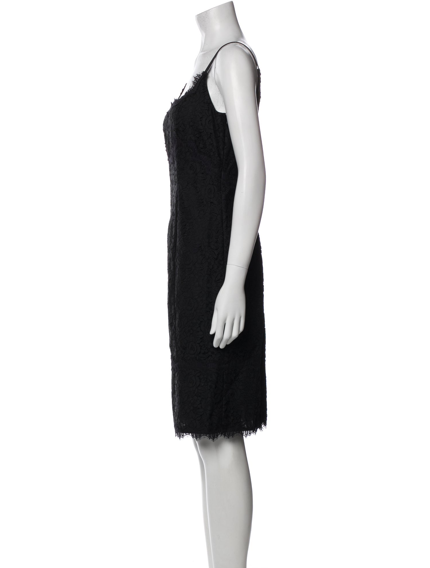 Diane von Furstenberg Scoop Neck Knee-Length Dress