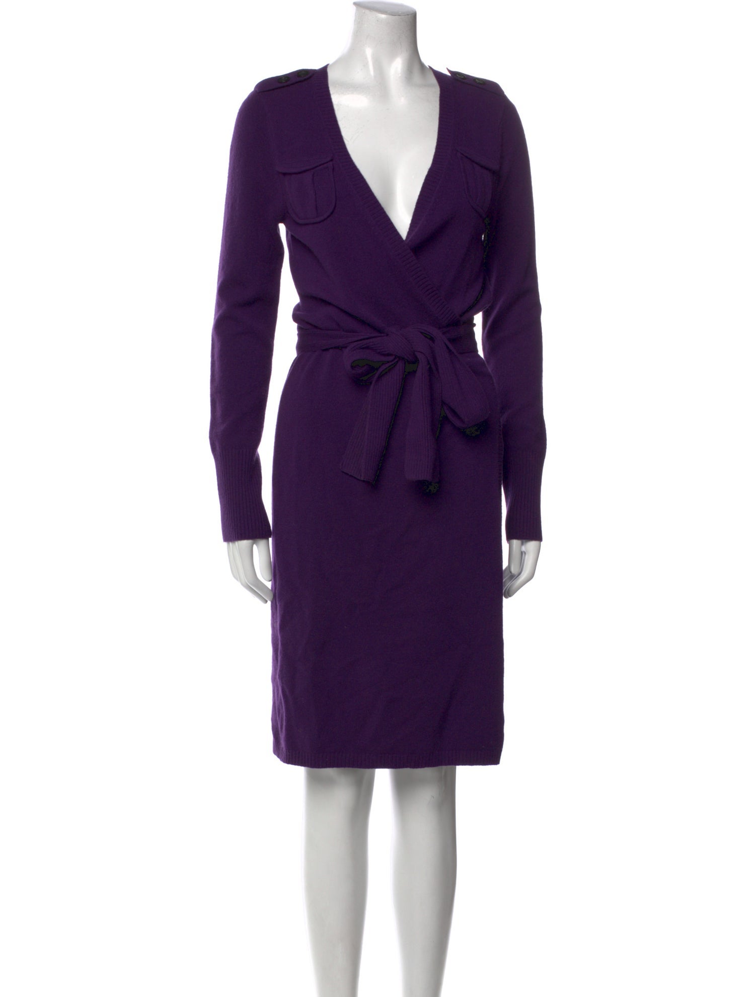 Diane von Furstenberg Wool Knee-Length Dress