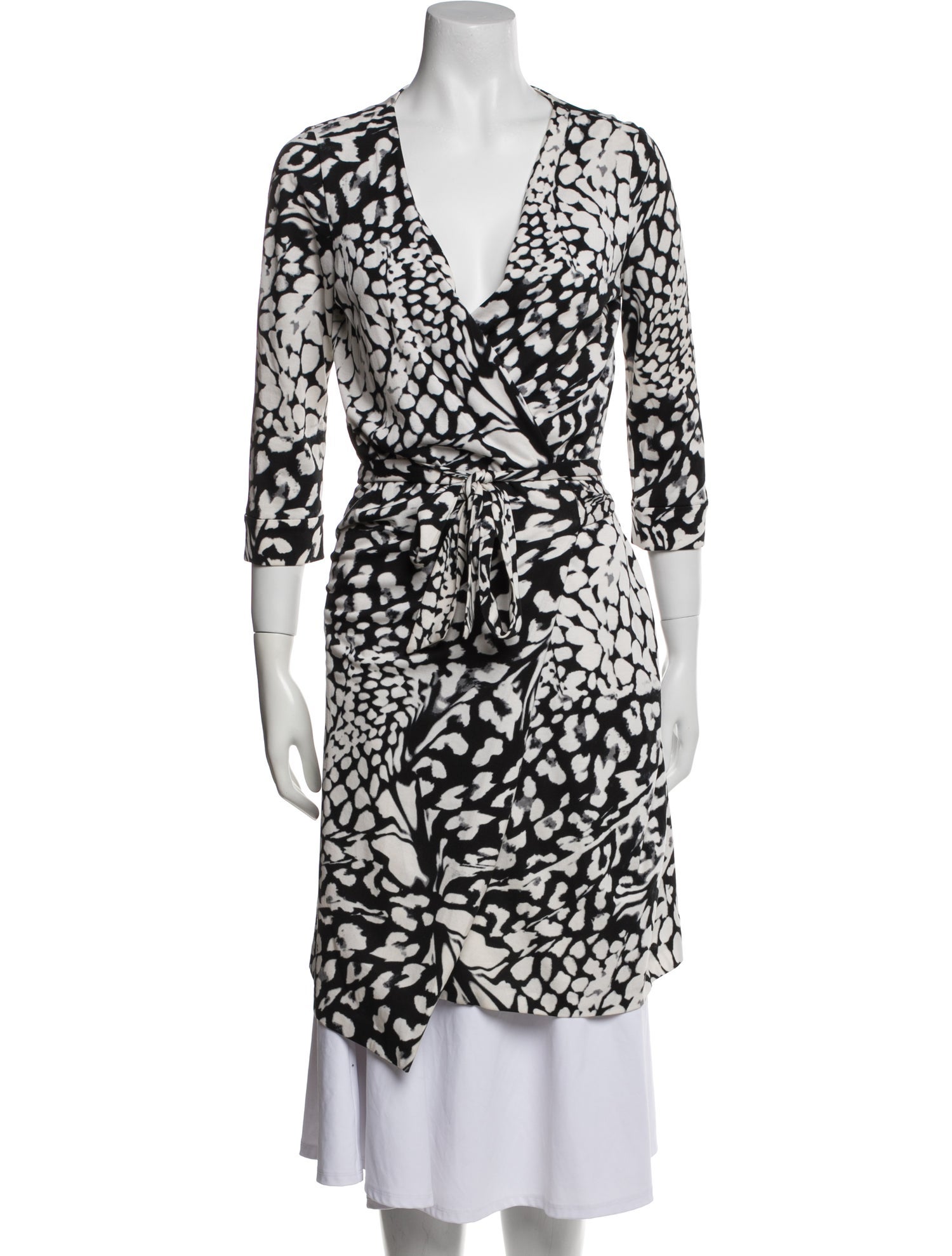 Diane von Furstenberg Printed Midi Length Dress