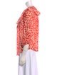 Diane von Furstenberg Printed Scoop Neck Blouse