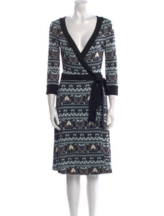 Diane von Furstenberg Silk Knee-Length Dress