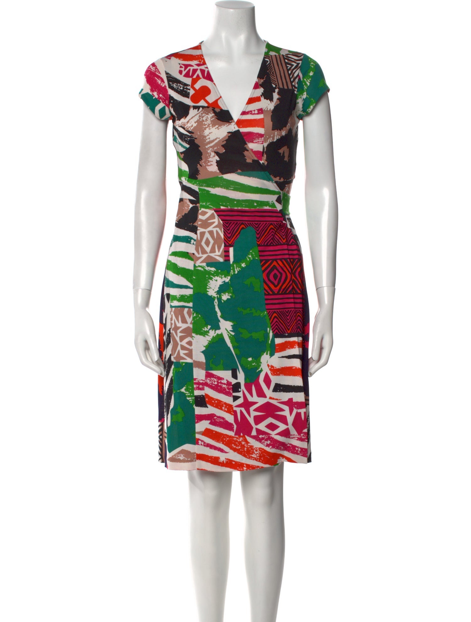 Diane von Furstenberg Silk Knee-Length Dress