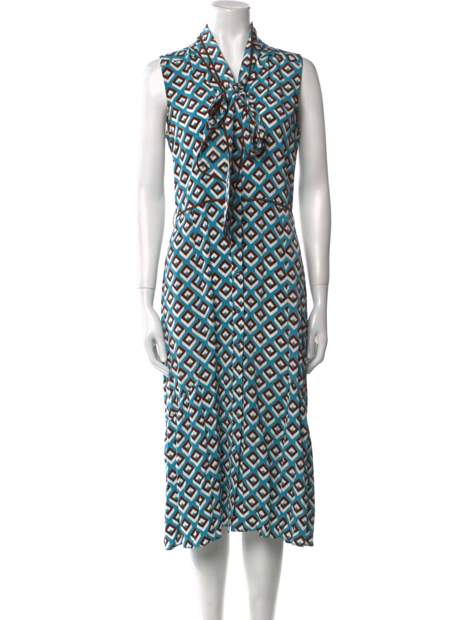 Diane von Furstenberg Silk Midi Length Dress
