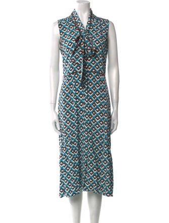 Diane von Furstenberg Silk Midi Length Dress