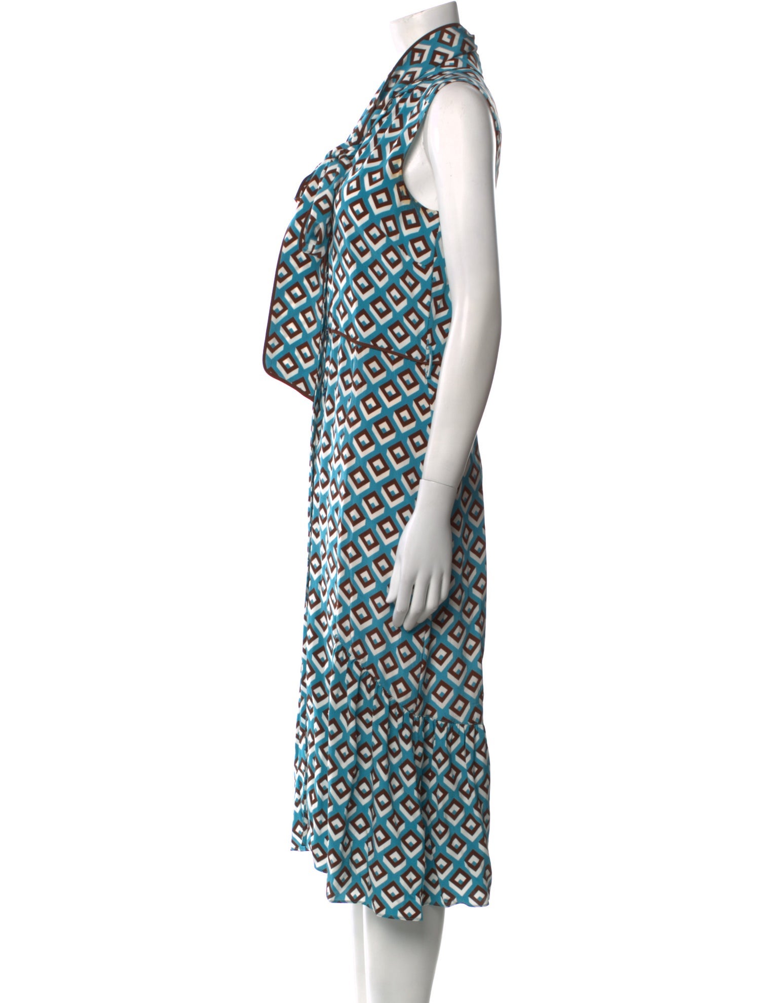 Diane von Furstenberg Silk Midi Length Dress