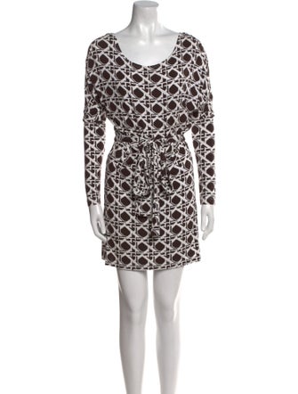 Diane von Furstenberg Printed Mini Dress