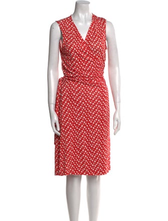 Diane von Furstenberg Silk Midi Length Dress