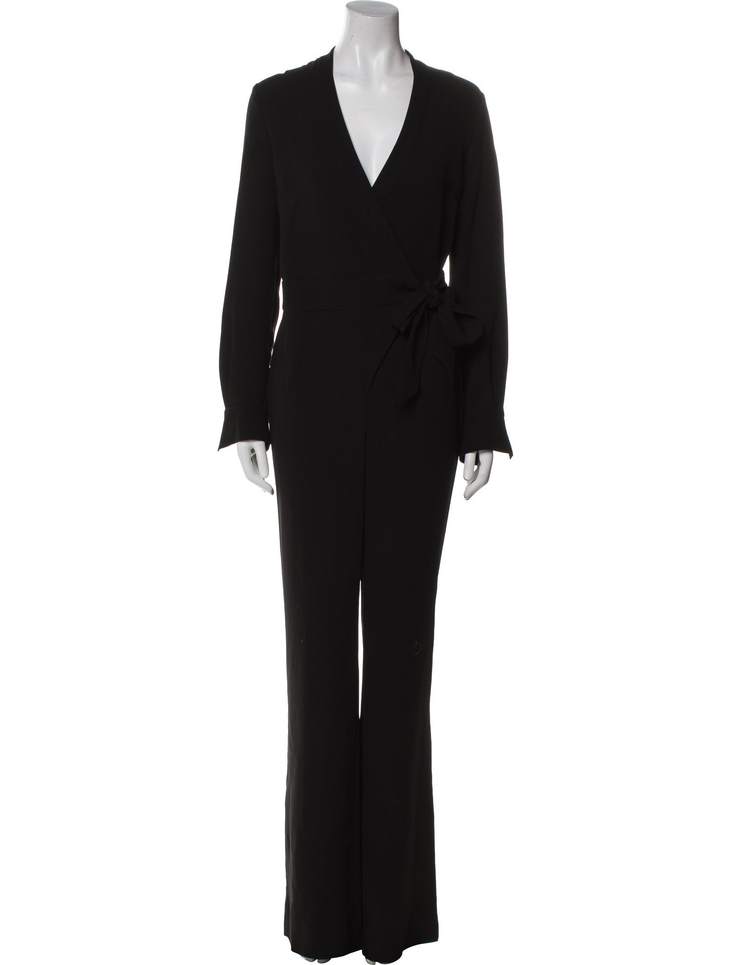 Diane von Furstenberg Plunge Neckline Jumpsuit