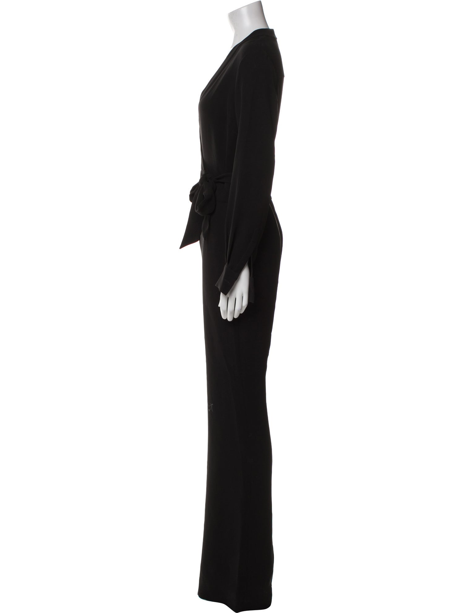 Diane von Furstenberg Plunge Neckline Jumpsuit