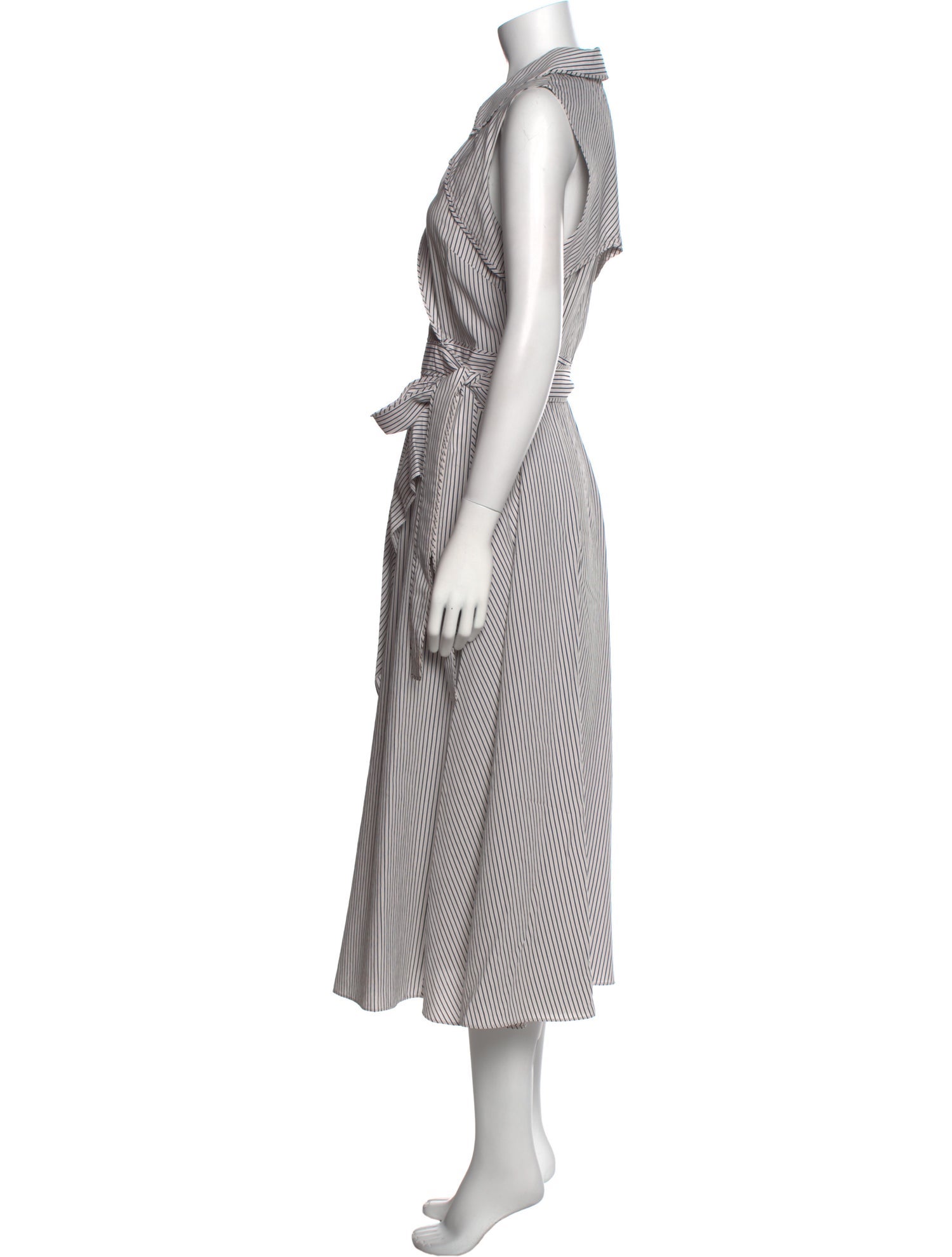 Diane von Furstenberg Striped Long Dress