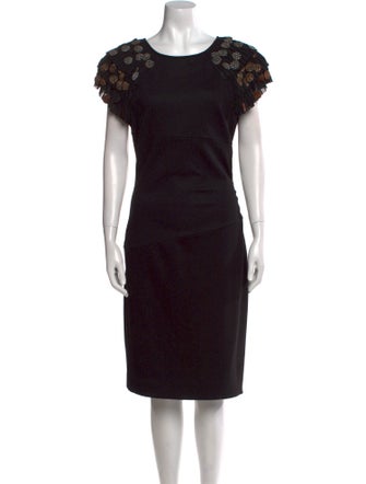 Diane von Furstenberg Wool Midi Length Dress