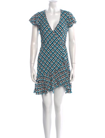 Diane von Furstenberg Printed Mini Dress