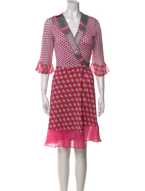 Diane von Furstenberg Silk Knee-Length Dress