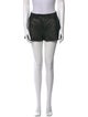 Diane von Furstenberg Leather Mini Shorts