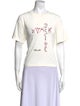 Diane von Furstenberg Graphic Print Crew Neck T-Shirt