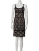 Diane von Furstenberg Lace Pattern Knee-Length Dress