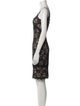Diane von Furstenberg Lace Pattern Knee-Length Dress