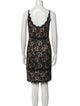 Diane von Furstenberg Lace Pattern Knee-Length Dress
