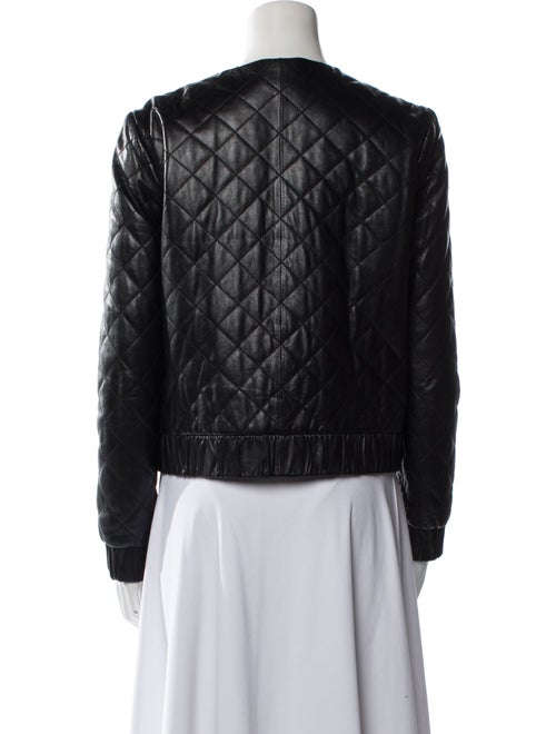 Diane von Furstenberg Leather Biker Jacket