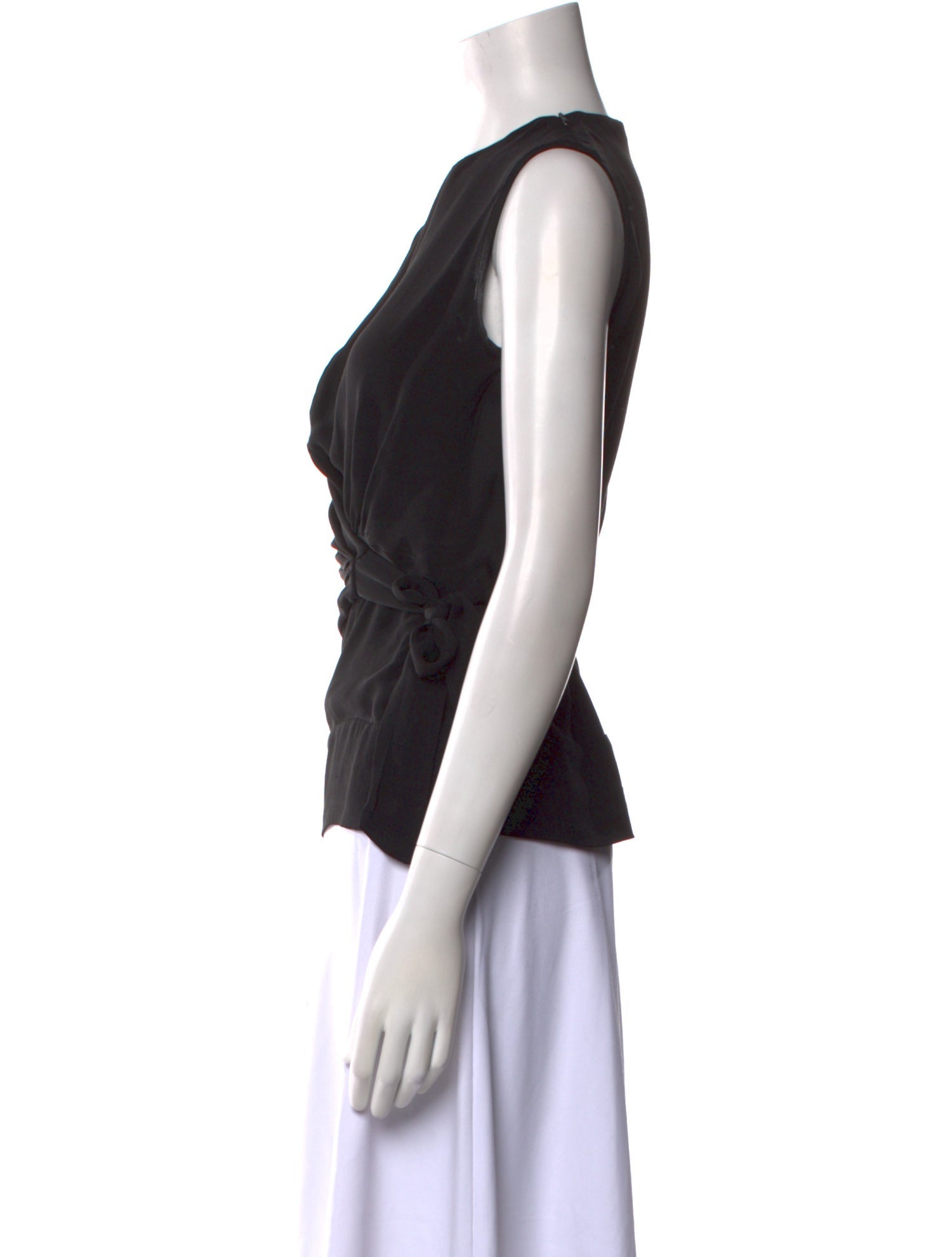 Diane von Furstenberg Silk Crew Neck Top