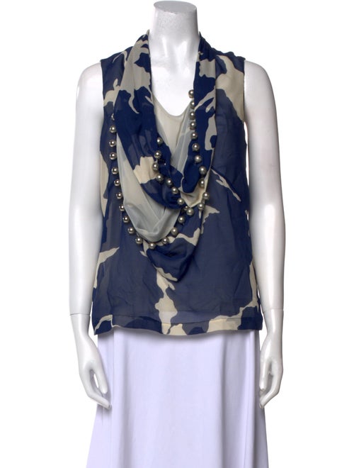 Diane von Furstenberg Silk Printed Blouse