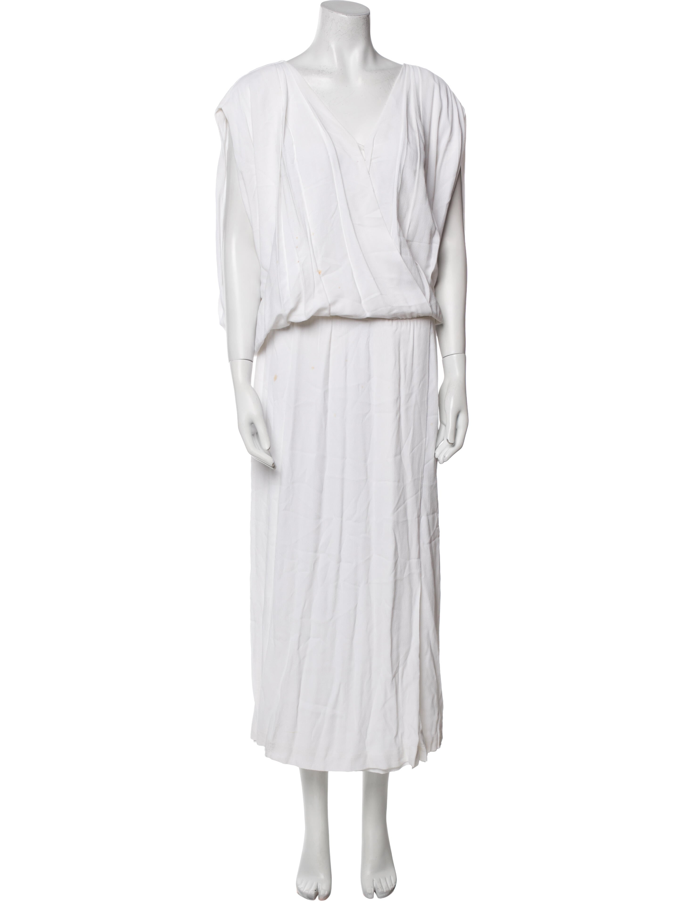 Diane von Furstenberg V-Neck Long Dress