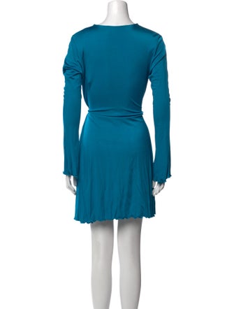 Diane von Furstenberg V-Neck Mini Dress