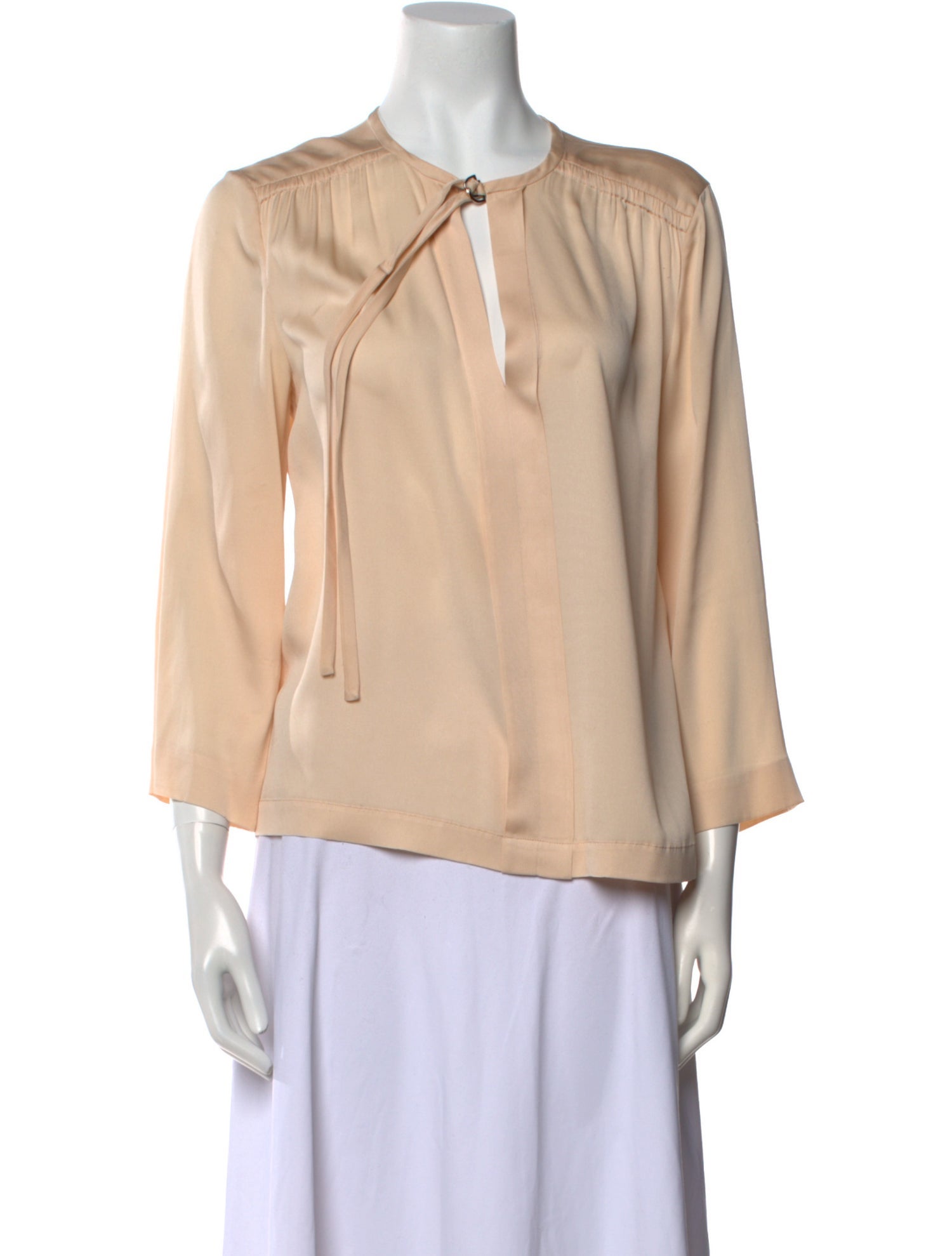 Diane von Furstenberg Silk V-Neck Blouse