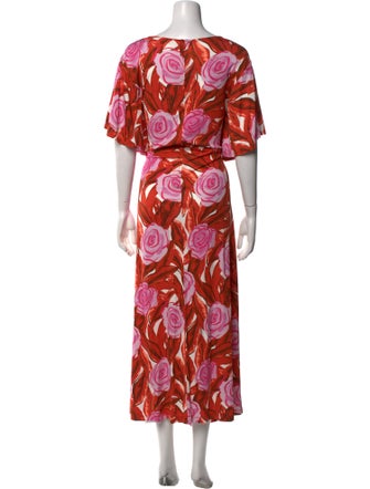 Diane von Furstenberg Printed Long Dress