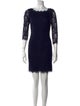 Diane von Furstenberg Lace Pattern Mini Dress