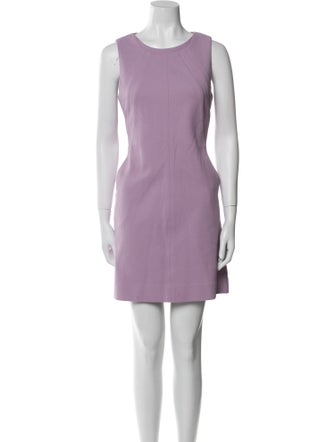 Diane von Furstenberg Crew Neck Mini Dress