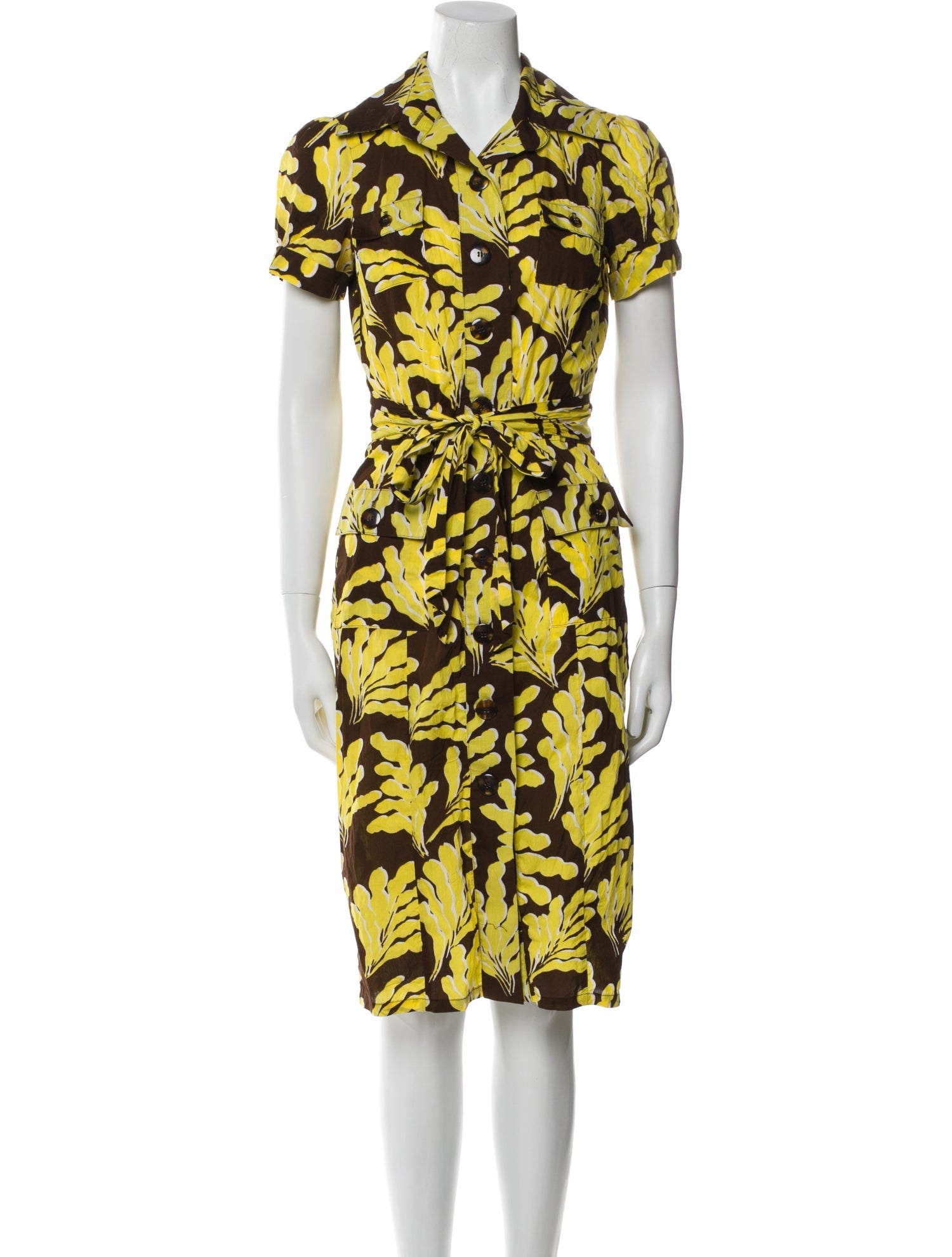 Diane von Furstenberg Printed Knee-Length Dress