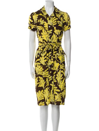 Diane von Furstenberg Printed Knee-Length Dress