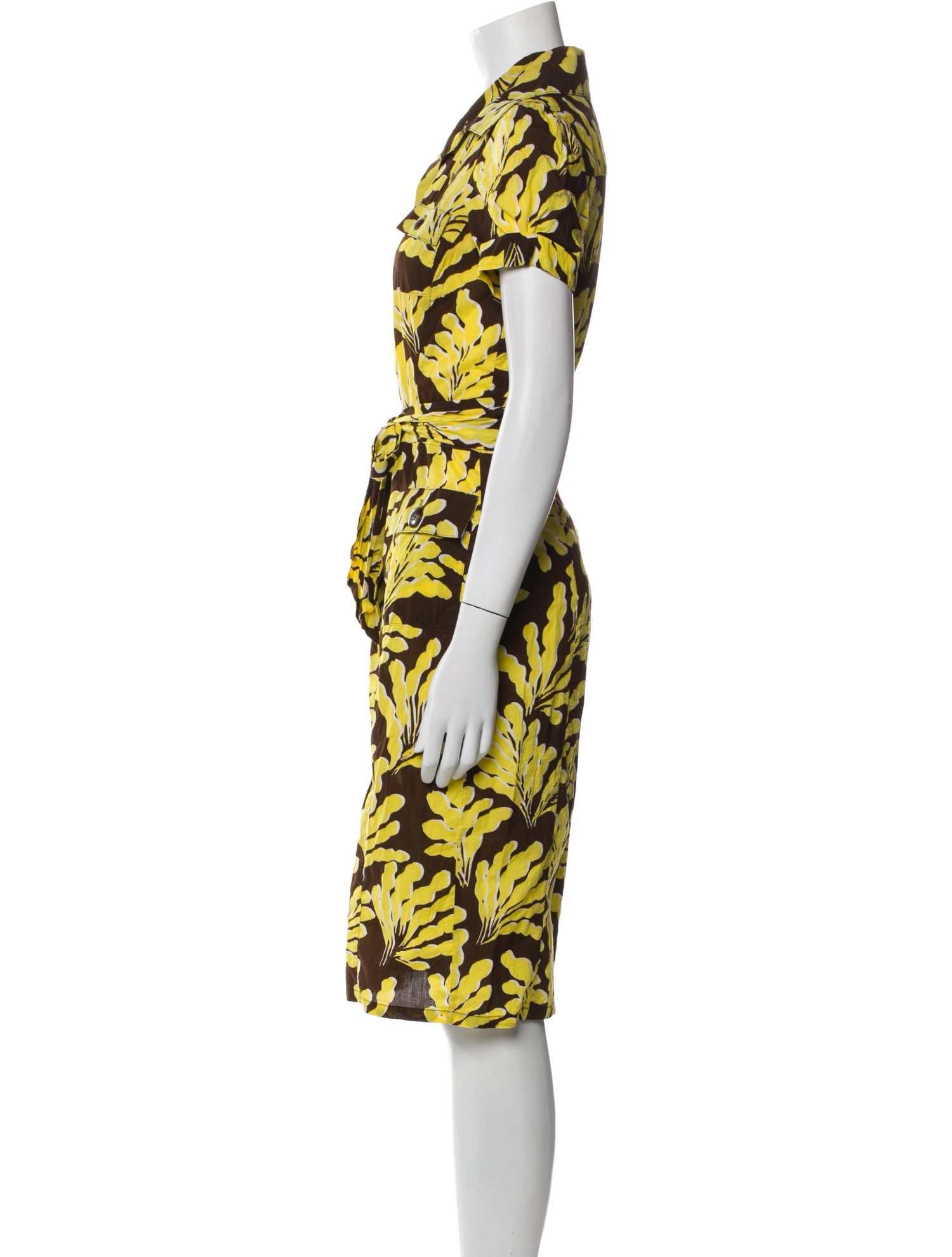 Diane von Furstenberg Printed Knee-Length Dress