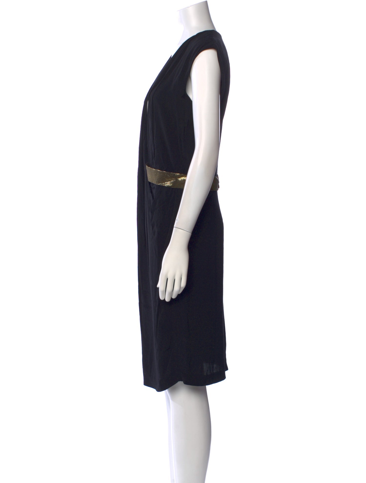 Diane von Furstenberg V-Neck Knee-Length Dress