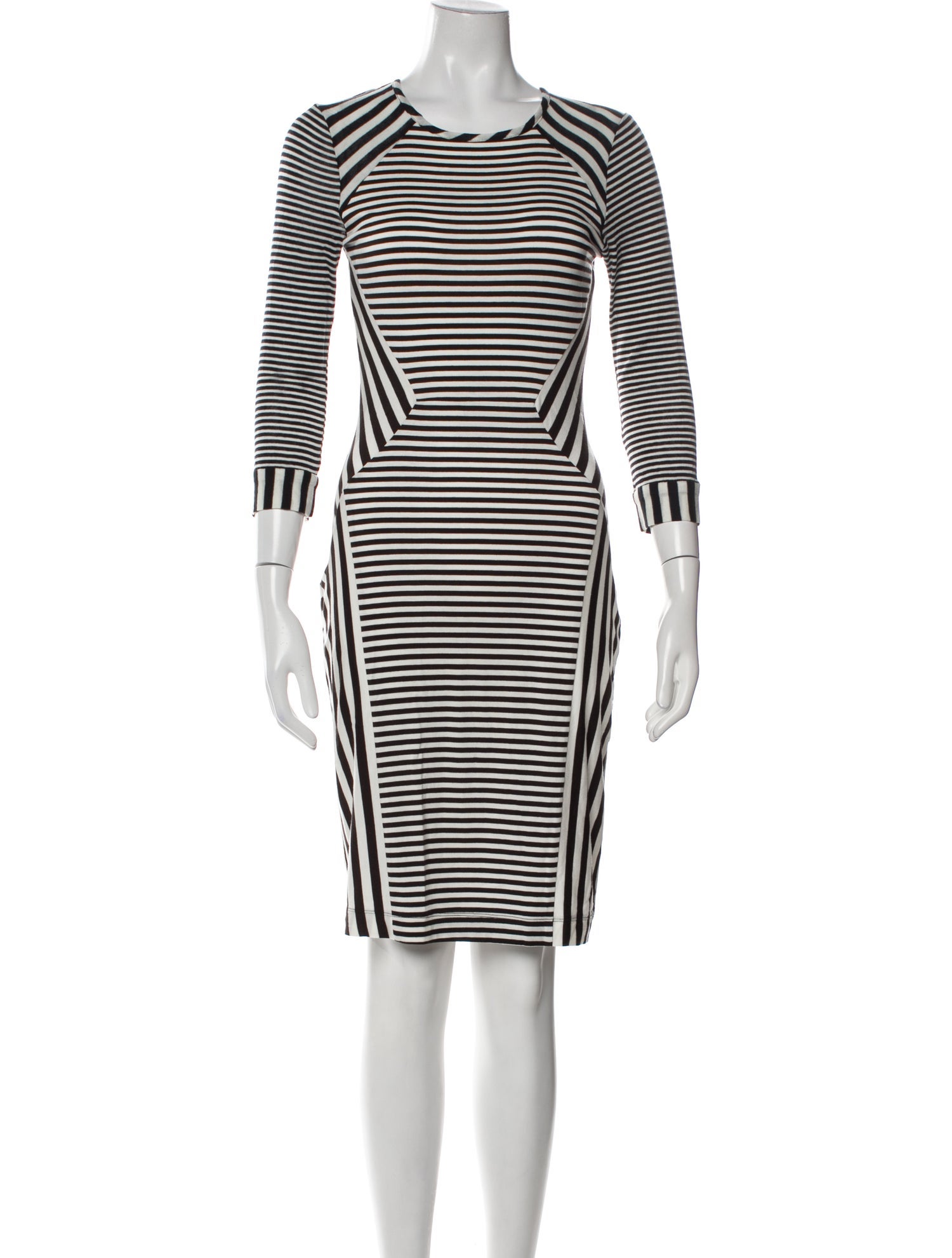 Diane von Furstenberg Striped Knee-Length Dress