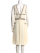Diane von Furstenberg Scoop Neck Knee-Length Dress