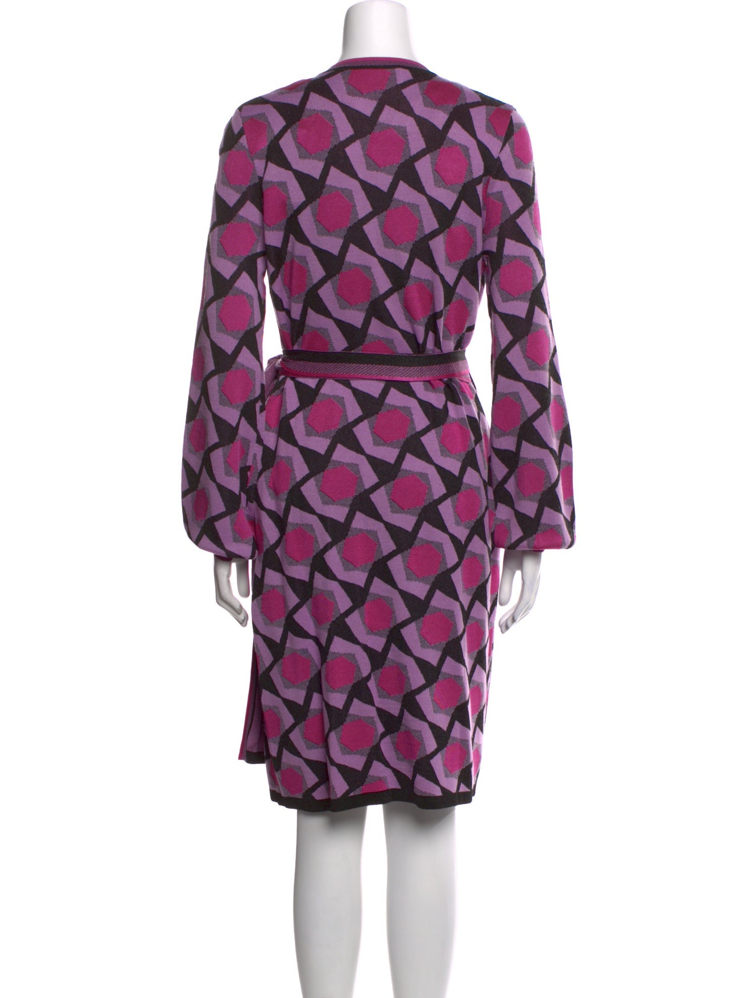 Diane von Furstenberg Printed Midi Length Dress