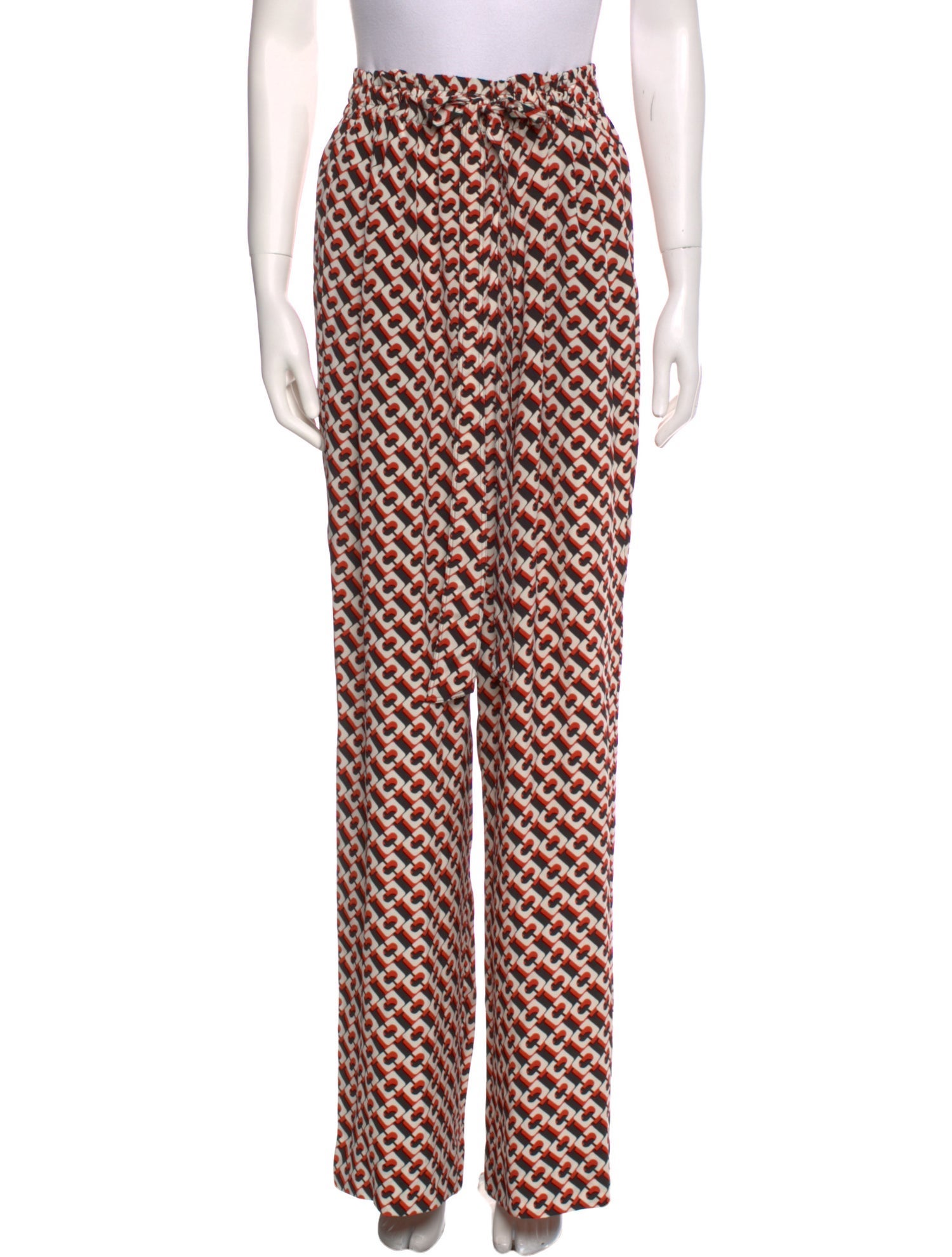 Diane von Furstenberg Silk Wide Leg Pants w/ Tags