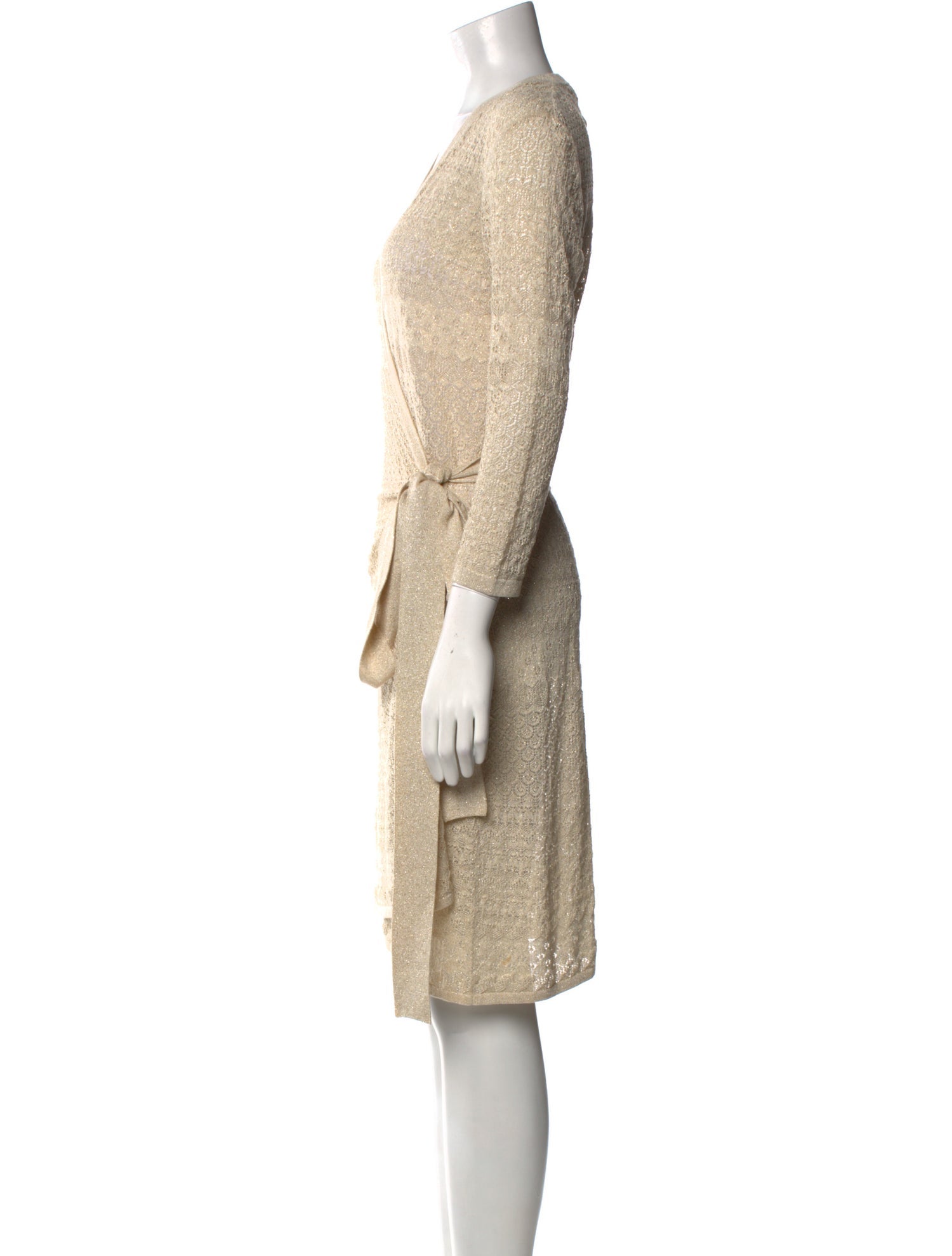 Diane von Furstenberg V-Neck Mini Dress