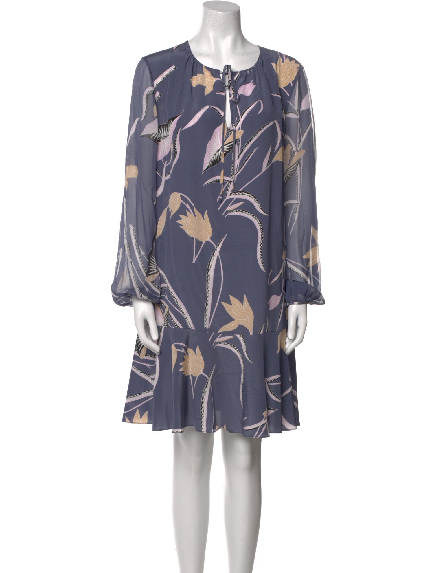 Diane von Furstenberg Silk Knee-Length Dress