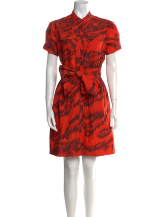 Diane von Furstenberg Printed Knee-Length Dress