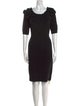 Diane von Furstenberg Scoop Neck Knee-Length Dress