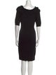Diane von Furstenberg Scoop Neck Knee-Length Dress