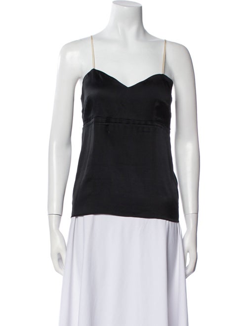 Diane von Furstenberg Silk V-Neck Top