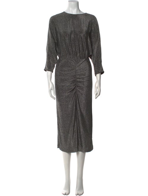 Diane von Furstenberg Crew Neck Midi Length Dress