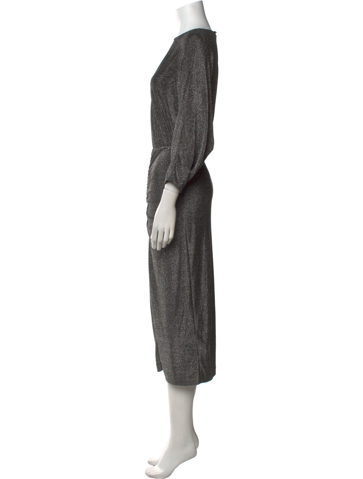 Diane von Furstenberg Crew Neck Midi Length Dress
