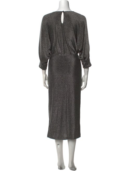 Diane von Furstenberg Crew Neck Midi Length Dress