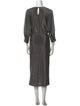 Diane von Furstenberg Crew Neck Midi Length Dress